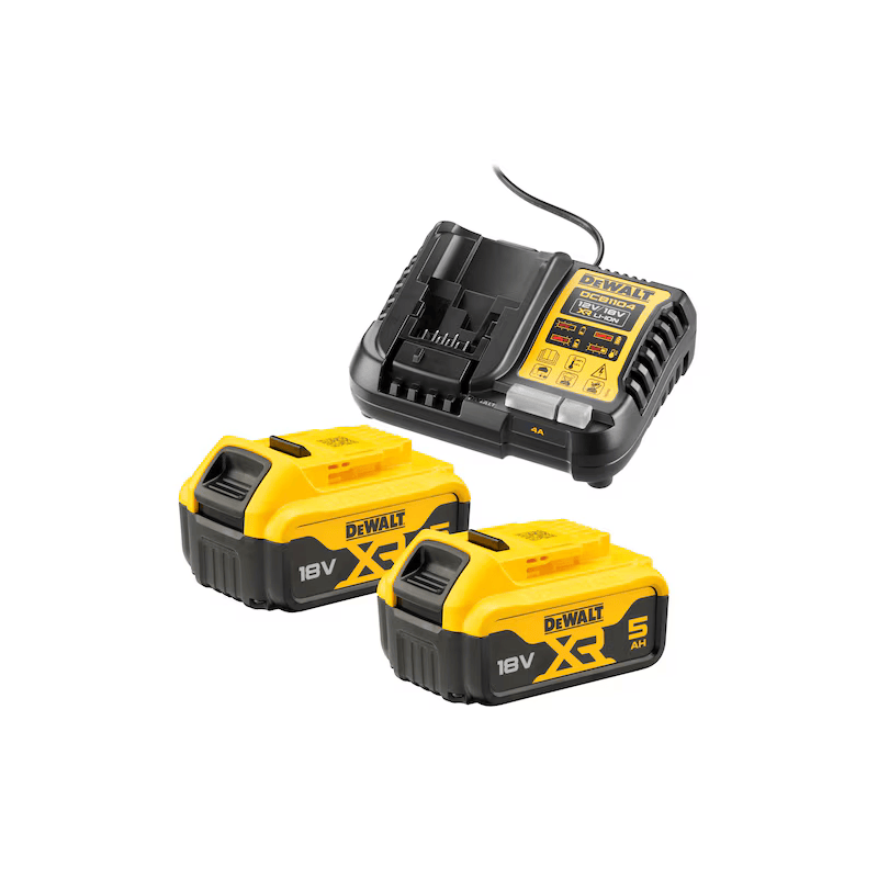 PACK 2 batteries 18V 5ah + chargeur